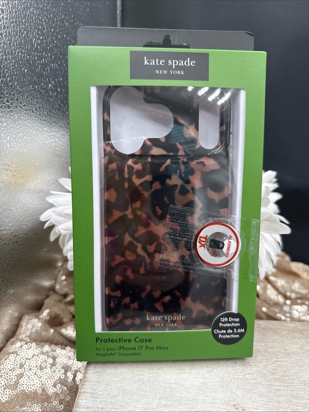 kate spade New York Brown Tortoiseshell iPhone 17 pro max Case new